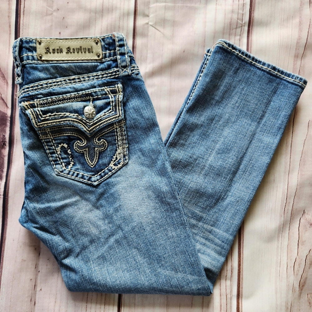 Rock Revival Women's Cropped Jeans